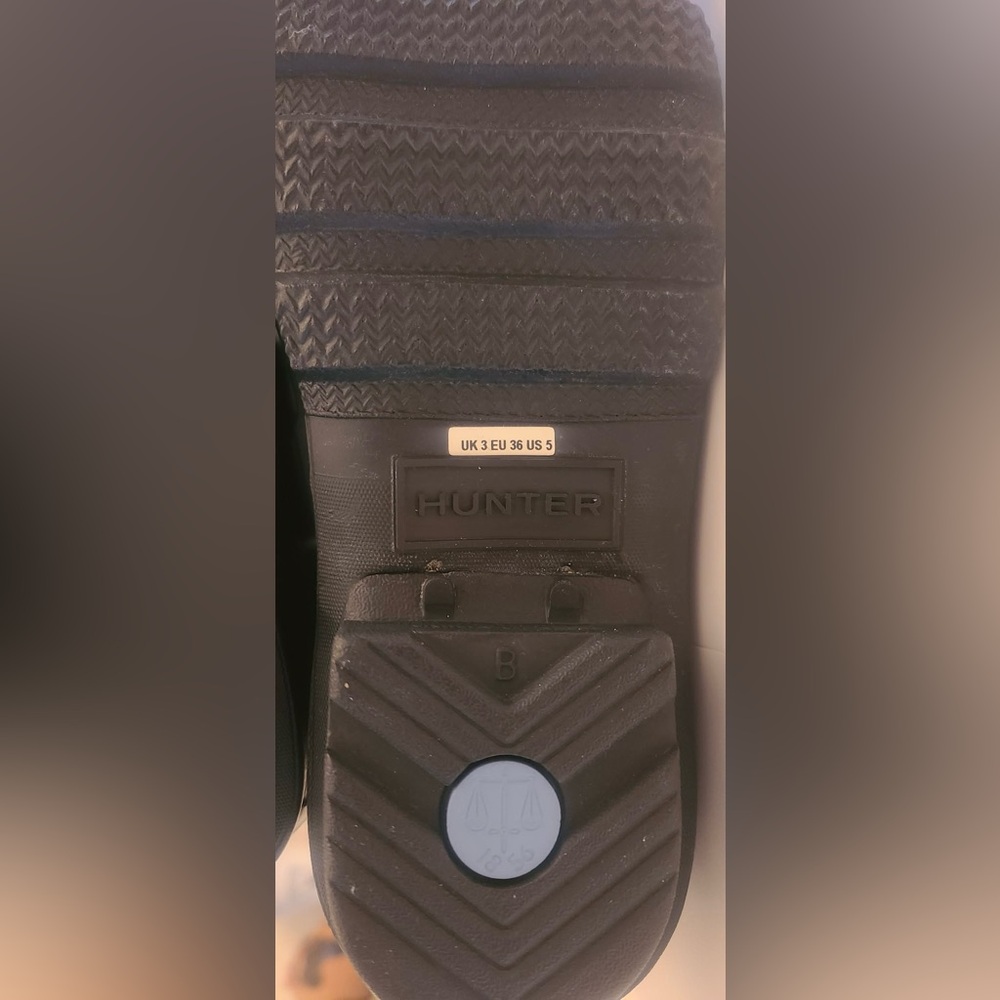 NWOB Hunter Matte NAVY Original Tall Women's Rain Boots SIZE 5 - Picture 9 of 9